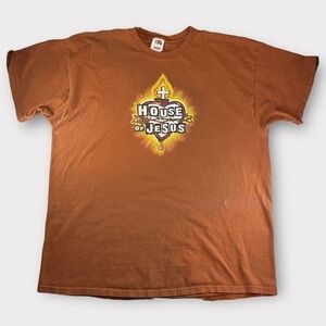Vintage Y2K House of Blues House of Jesus Parody Spoof Shirt Size XXL 2XL FOTL‎